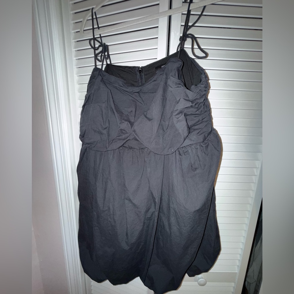 Forever 21 Black Spaghetti Strap Mini Dress